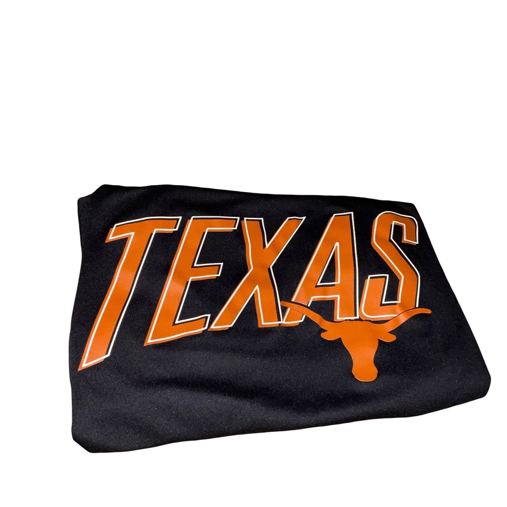 Large Black Texas Longhorn Dri Fit T Shirt